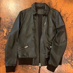 AllSaints Shale Leather Jacket